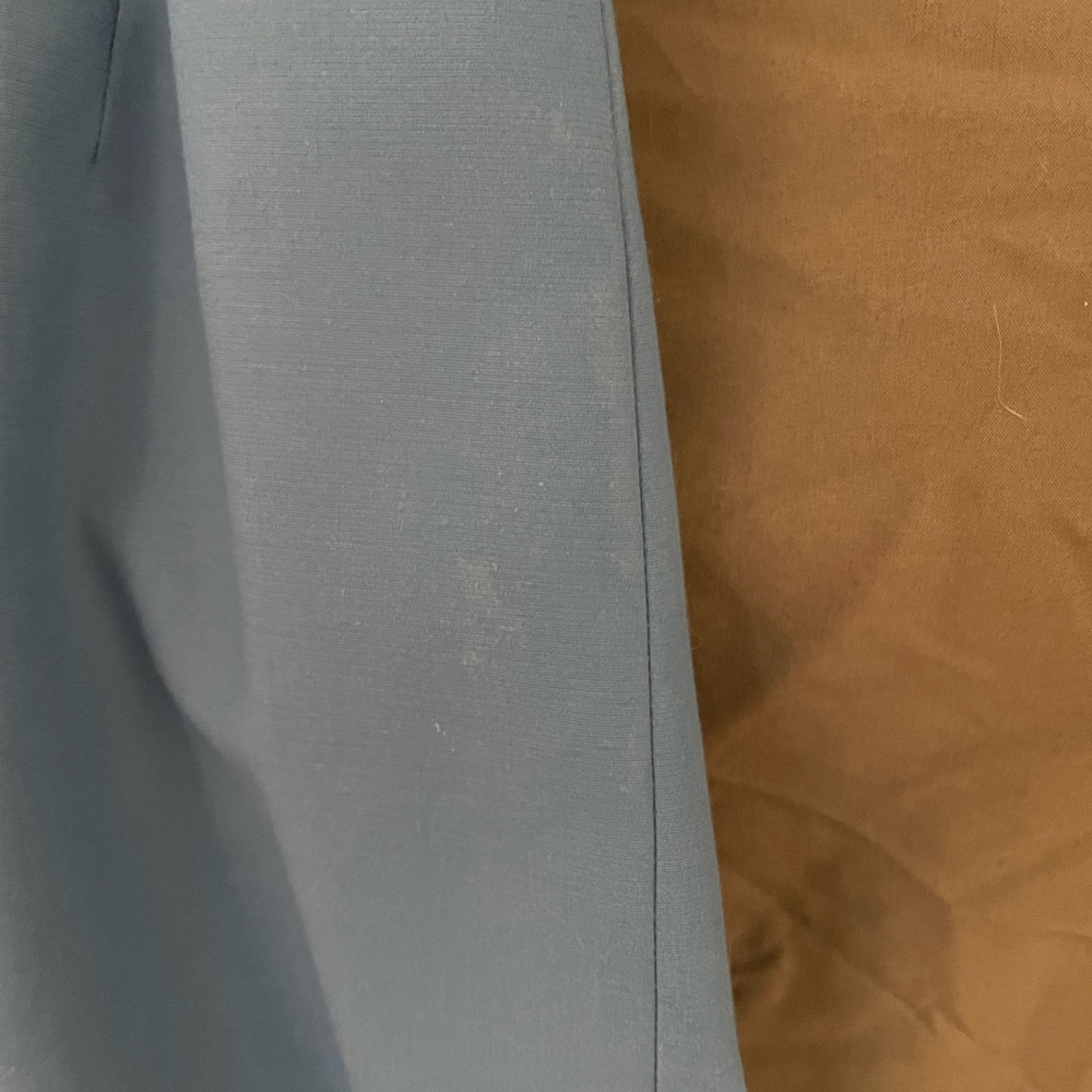 Tahari Blue sheath dress sleeveless and V neck neckline - Size 4 - New With Tags - Picture 7 of 7